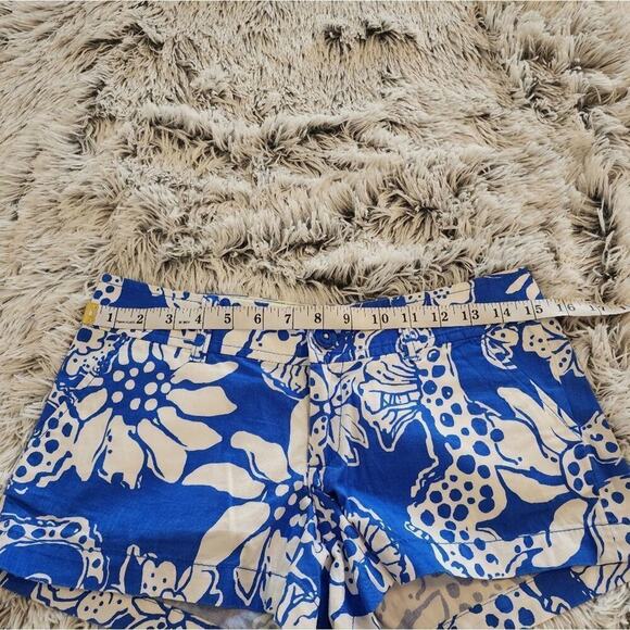 LILY Pulitzer floral the Walsh short size 0 - Picture 2 of 7